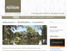 Tablet Screenshot of huxmuehle.de